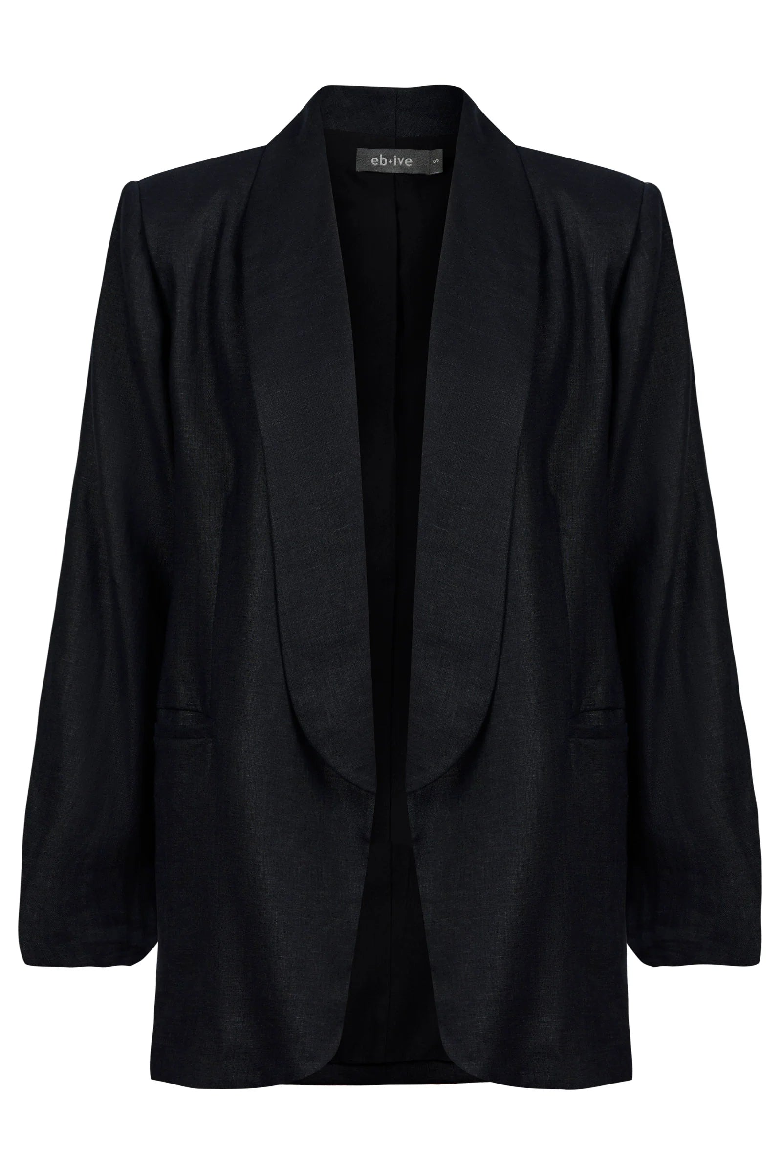 Bajau Blazer - Black - EB&IVE Jacket NZ LUMA