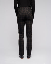 Bay Ponti Slim Leg Full Length Pull On Pant - Checkmate - VASSALLI Pant NZ LUMA