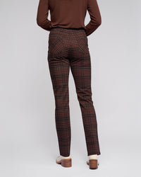 Bay Ponti Slim Leg Full Length Pull On Pant - Cherry - VASSALLI Pant NZ LUMA