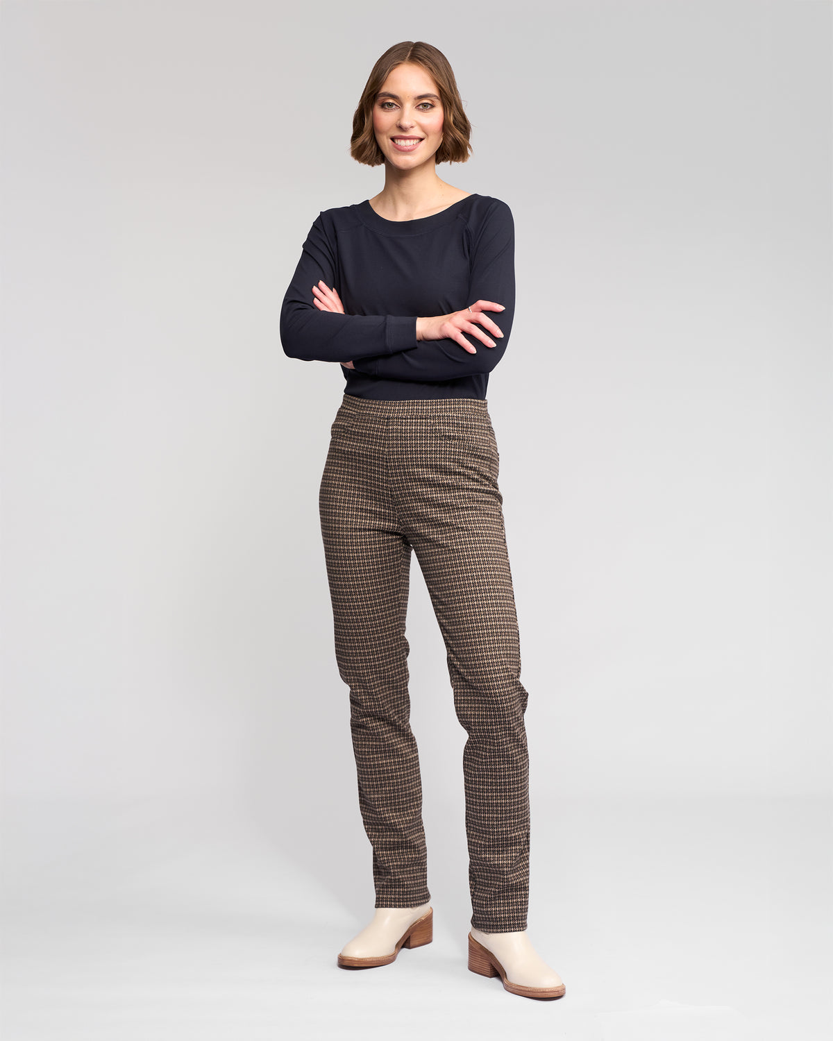 Bay Slim Leg Full Length Pull On Pant - Nova - VASSALLI Pant NZ LUMA