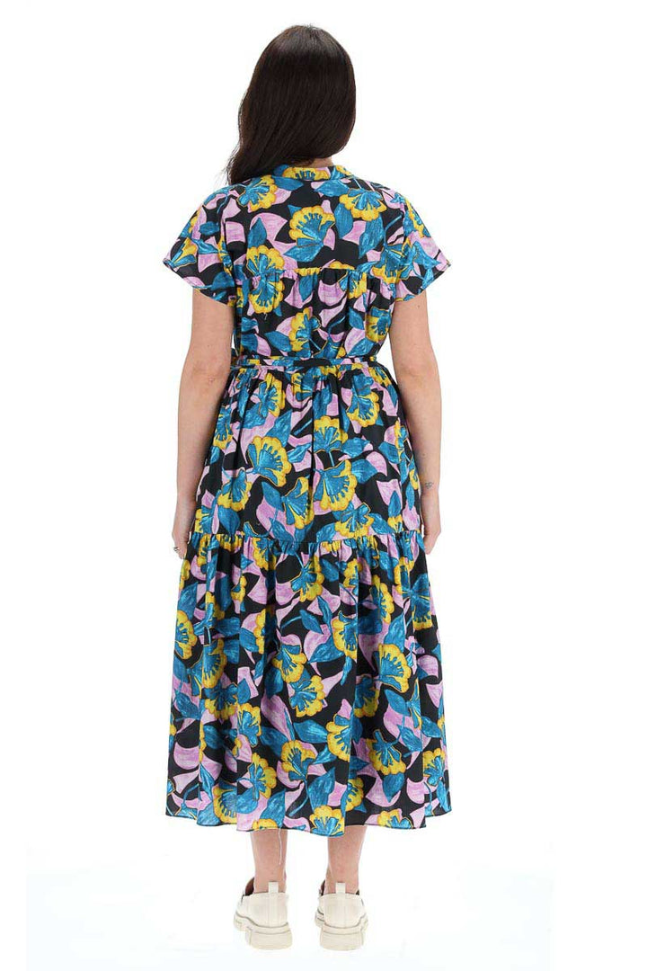 Bianca Maxi Shirt Dress - Print - CHARLO Dress NZ LUMA