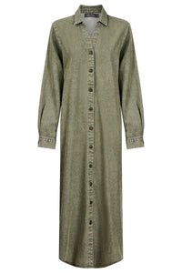 Bodhi Denim Shirt Dress - EB+IVE DRESSES NZ LUMA