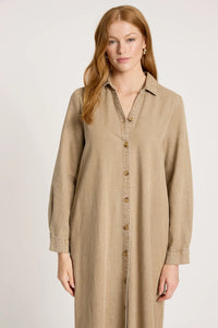 Bodhi Denim Shirt Dress - EB+IVE DRESSES NZ LUMA