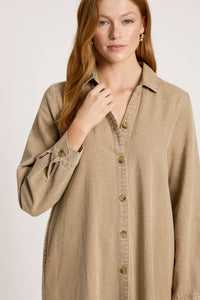Bodhi Denim Shirt Dress - EB+IVE DRESSES NZ LUMA