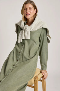 Bodhi Denim Shirt Dress - EB+IVE DRESSES NZ LUMA