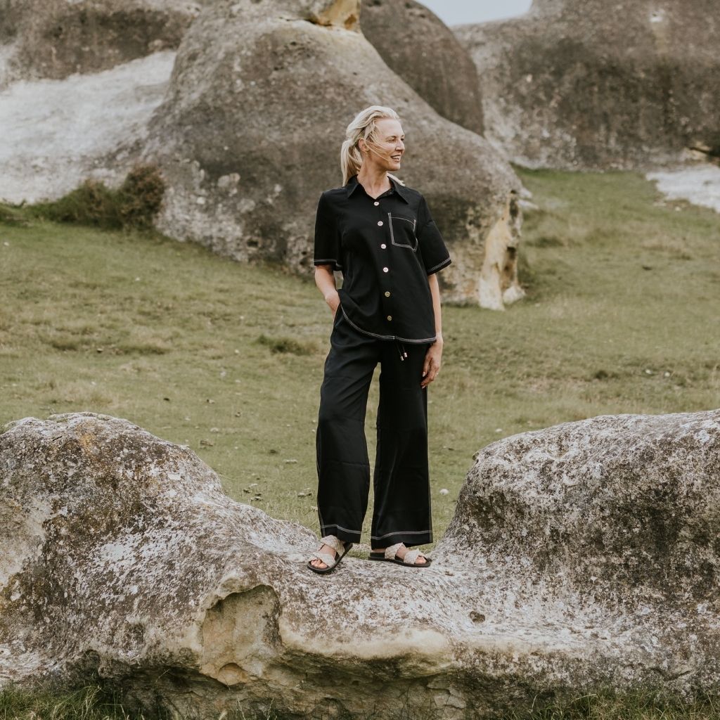 Bowie - Wide Leg Pants - MOKE Pant NZ LUMA