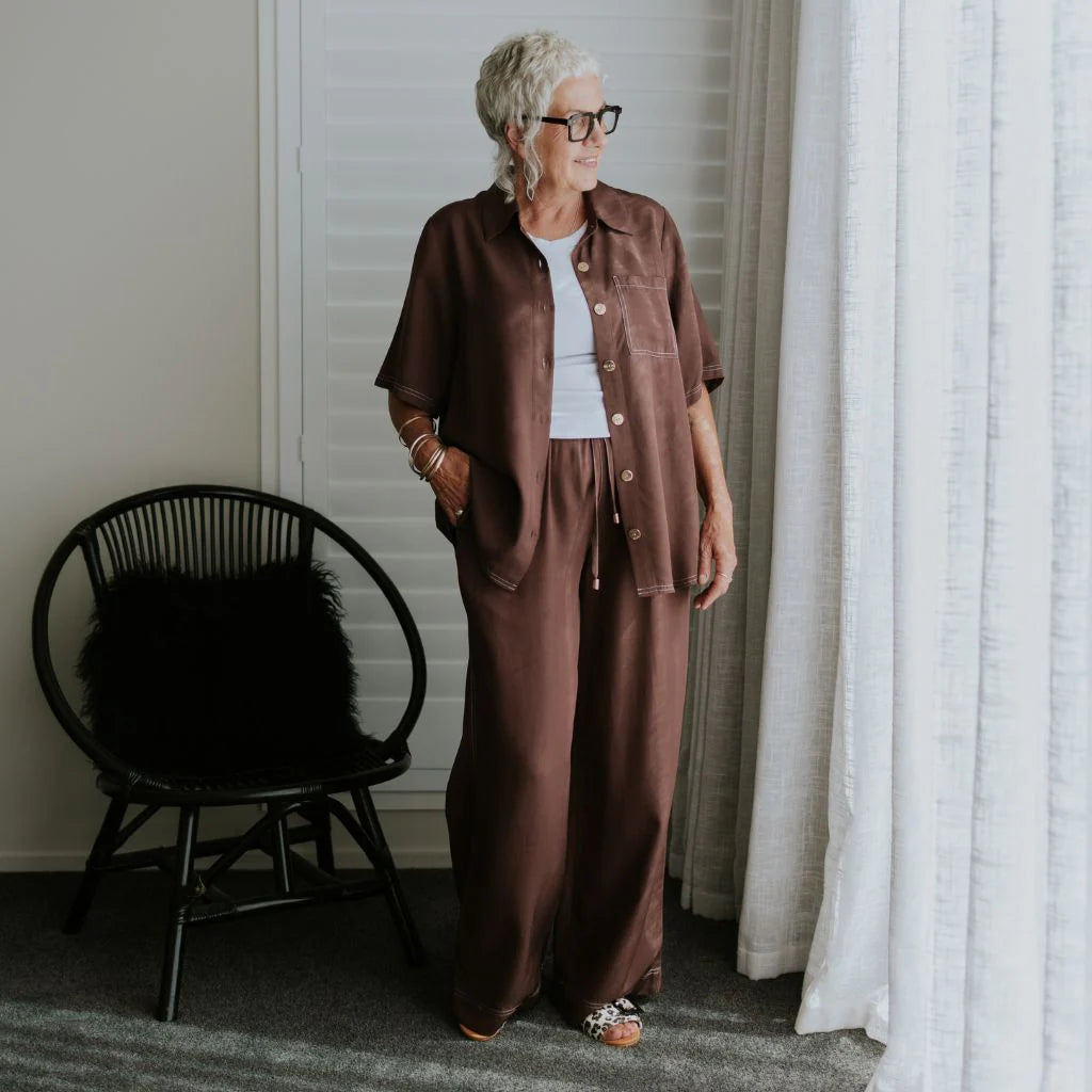 Bowie - Wide Leg Pants - MOKE Pant NZ LUMA