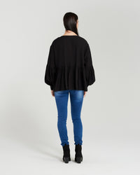 Bridget Top - Black - ZAFINA