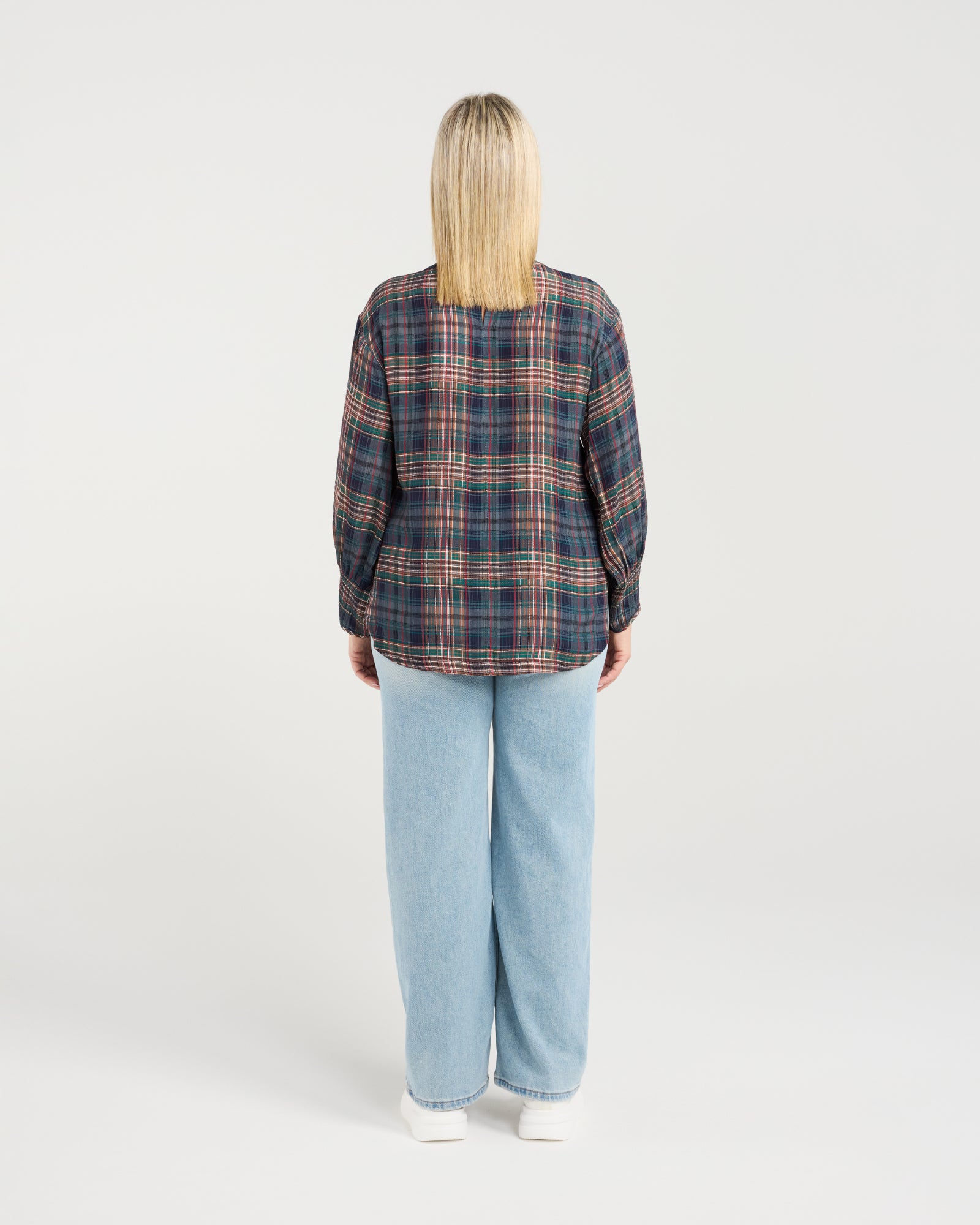 Brynn Top - Classic Plaid - SEDUCE Top NZ LUMA