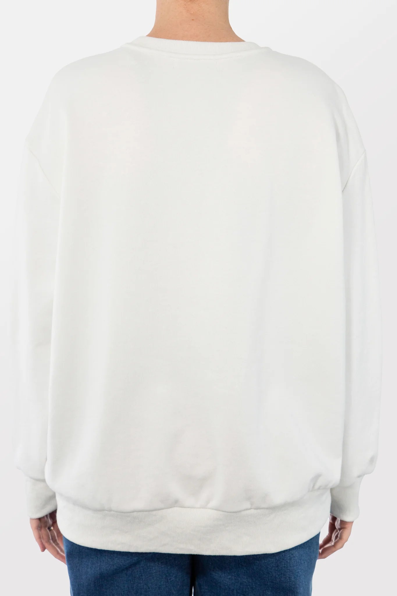 Cabana Sweatshirt - White-HAVEN Top NZ LUMA
