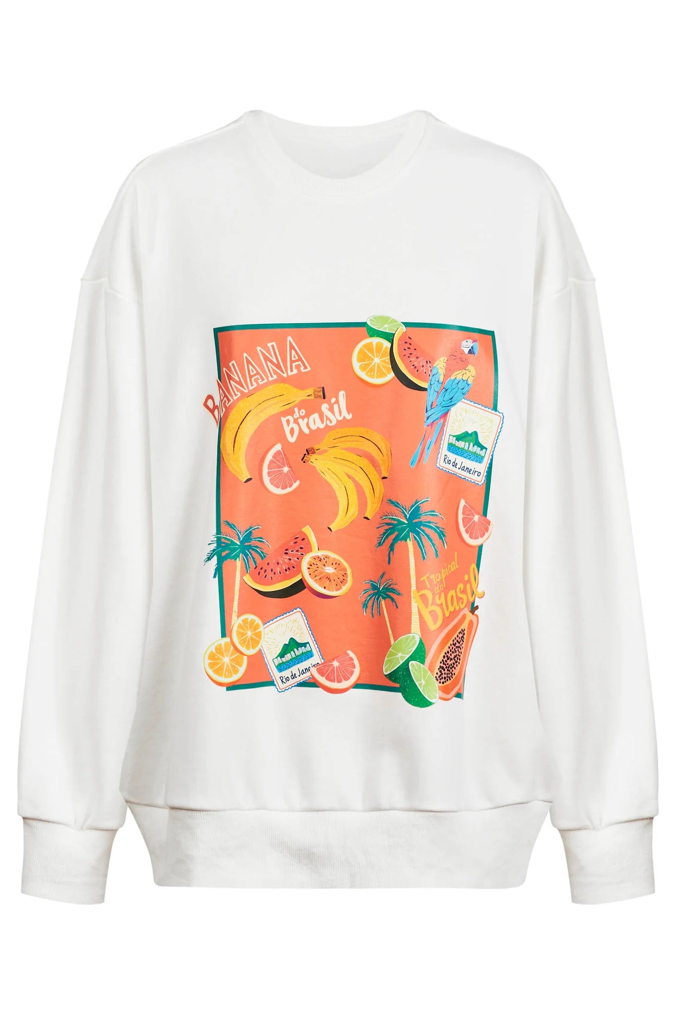 Cabana Sweatshirt - White-HAVEN Top NZ LUMA
