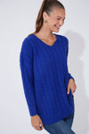 Cadiz Jumper One Size - Cobalt - HAVEN Top NZ LUMA