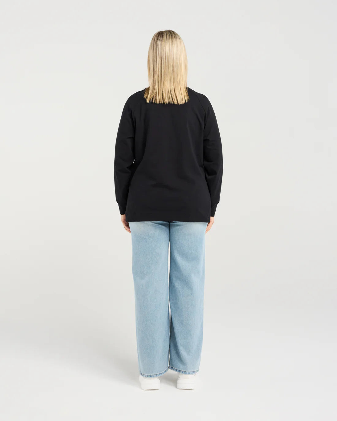 Calla T-Shirt - Black - ZAFINA TOPS NZ LUMA