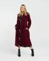 Camille Wool Coat - Cherry - BLACKSTONE Coat NZ LUMA