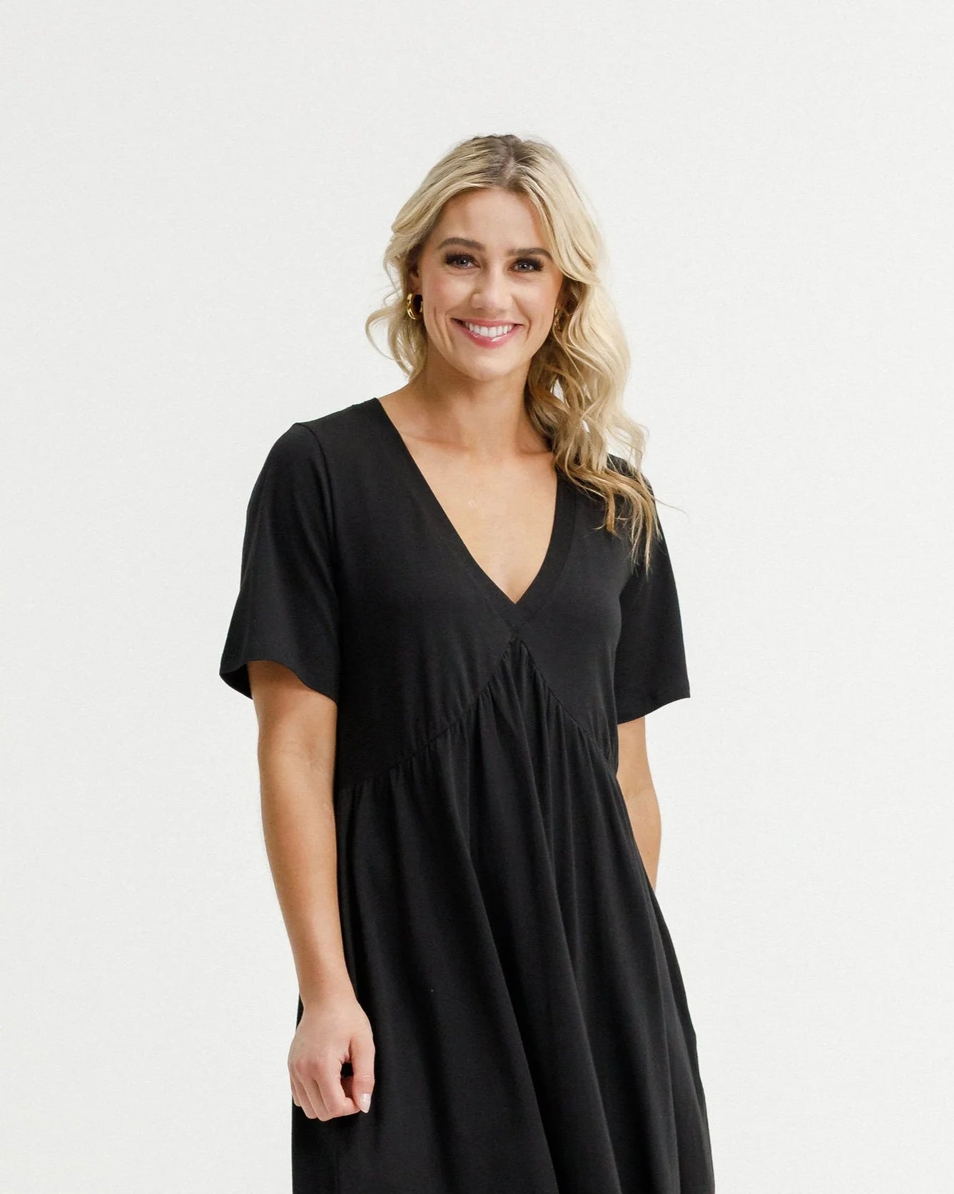 Carley Dress - Black - HOME LEE Dress NZ LUMA