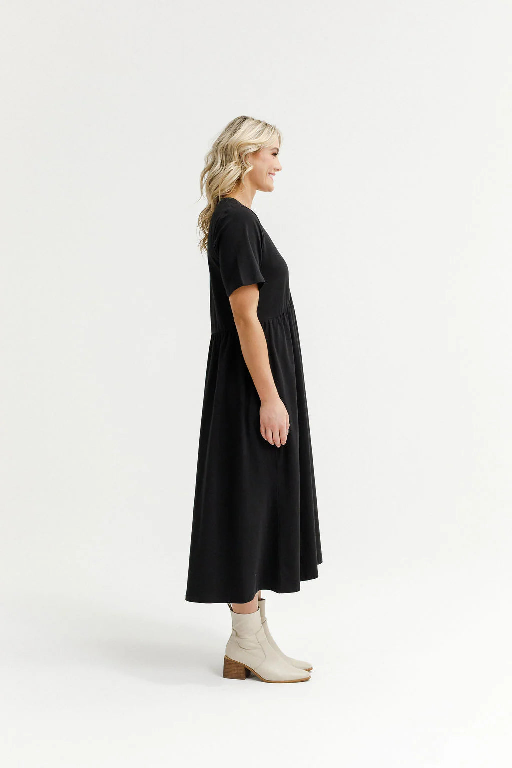 Carley Dress - Black - HOME LEE Dress NZ LUMA