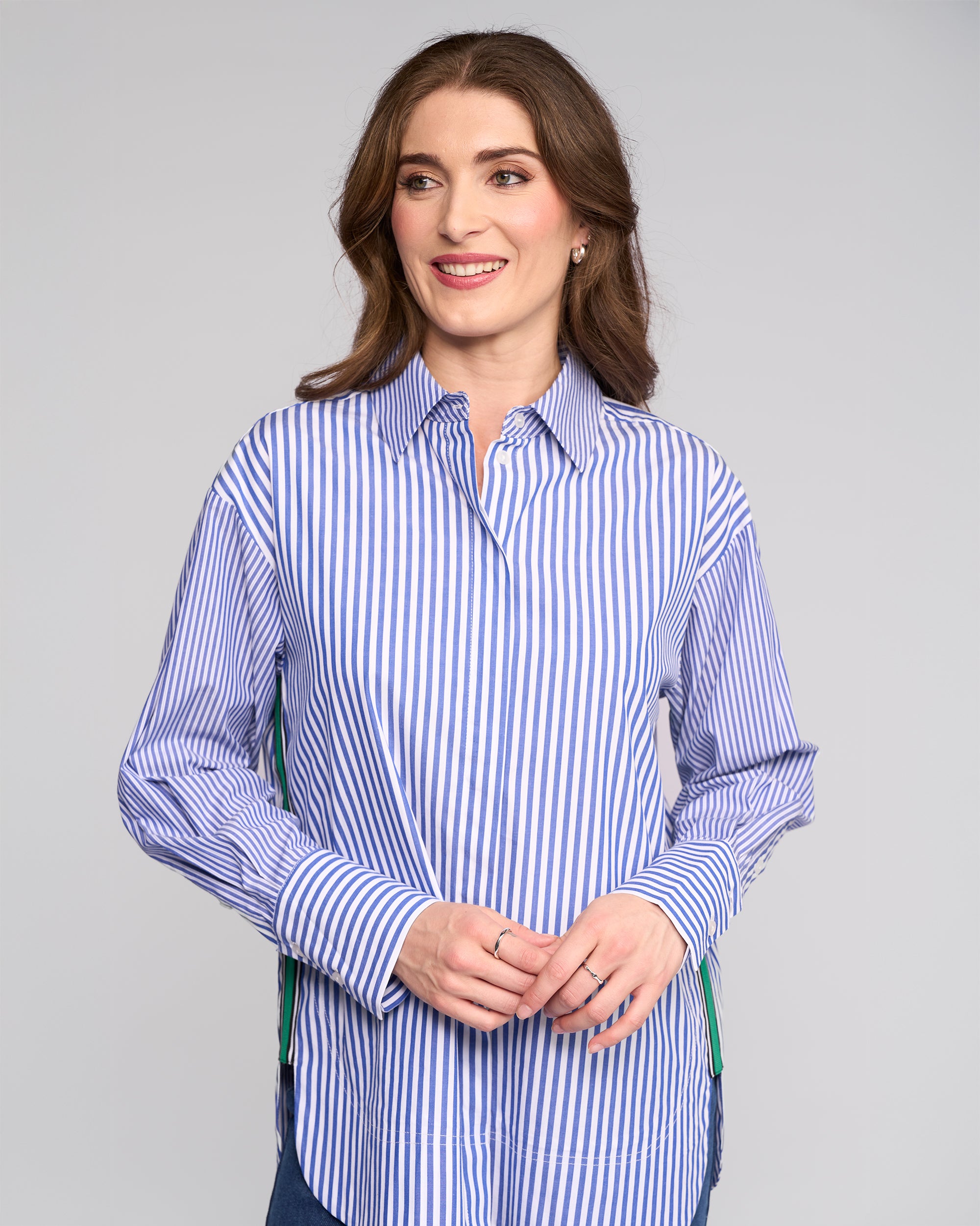 Chart Shirt - Blue Stripe - VASSALLI