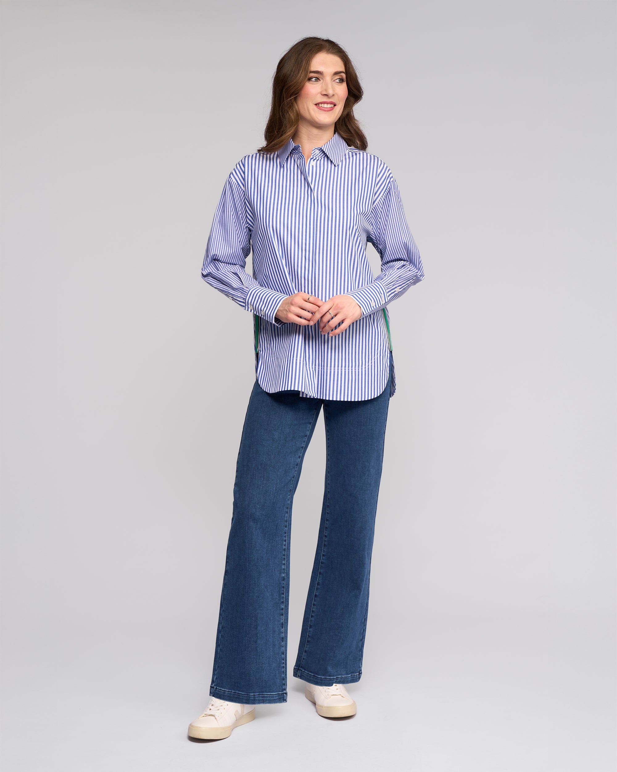 Chart Shirt - Blue Stripe - VASSALLI
