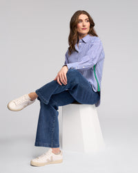 Chart Shirt - Blue Stripe - VASSALLI