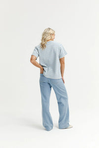 Chris Tee - Sky Stripes - HOME LEE Top NZ LUMA