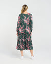 Cindy Tiered Dress - Spruce Floral - BLACKSTONE Dress NZ LUMA