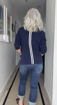 Claudia Sweat Jacket - Navy - LEMON TREE Jacket NZ LUMA