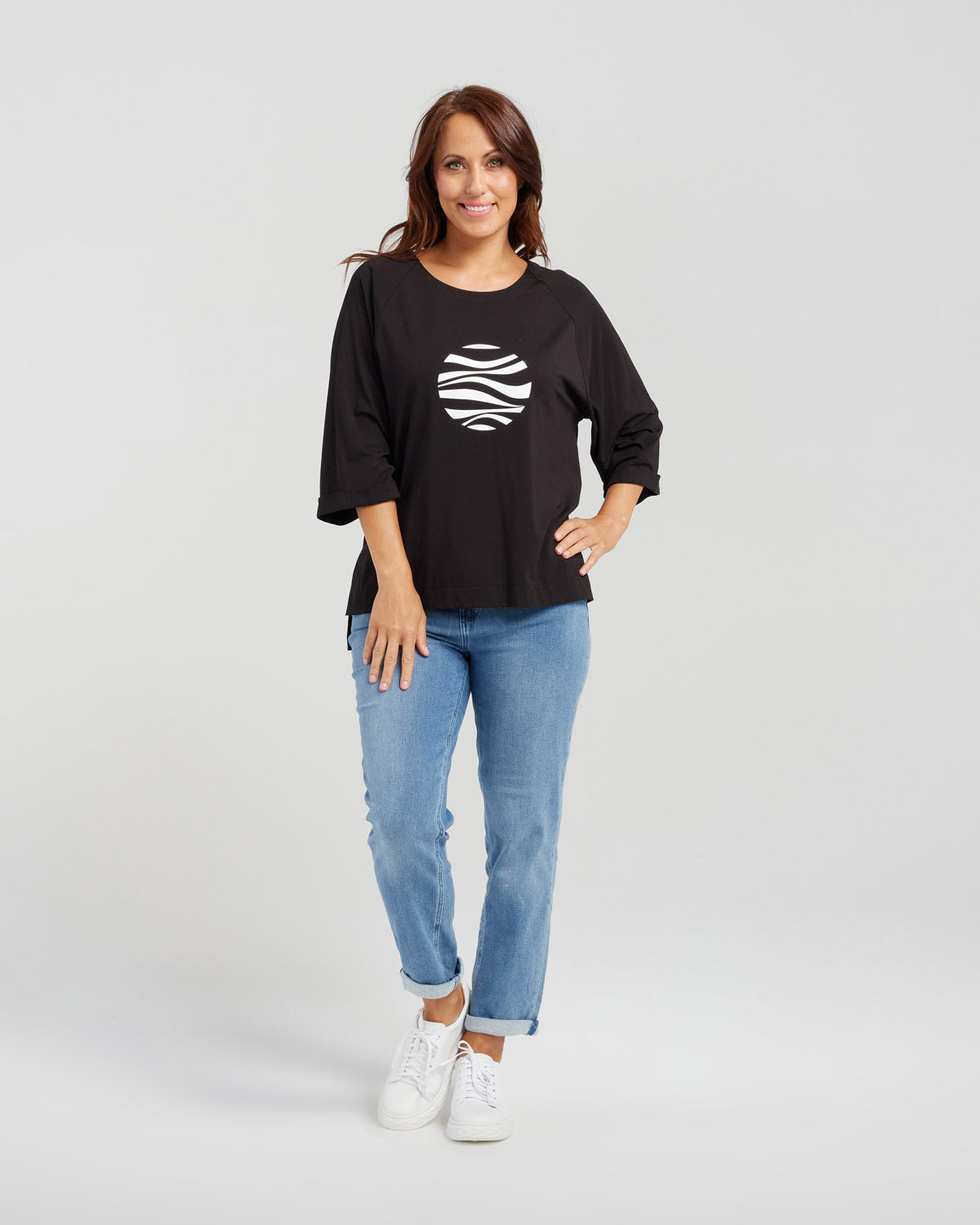 Claudia T-Shirt - ZAFINA Top NZ LUMA