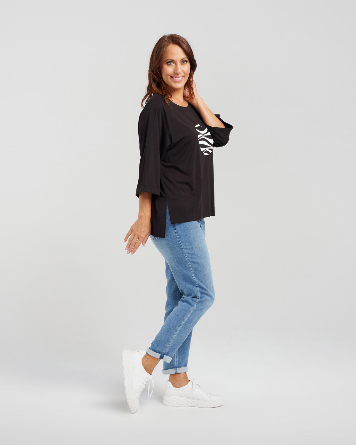 Claudia T-Shirt - ZAFINA Top NZ LUMA