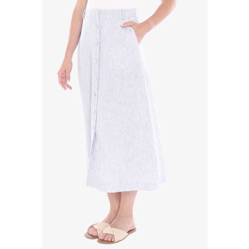 Core Stripe Button Skirt - JUMP Skirt NZ LUMA