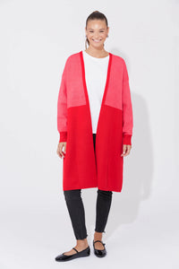 Cyprus Cardigan - Chilli/Pink - HAVEN
