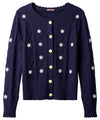 Daisy Embroidered Cable Knit Cardigan - JOE BROWNS