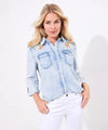 Daisy Embroidered Denim Shirt - JOE BROWNS (Copy)