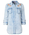 Daisy Embroidered Denim Shirt - JOE BROWNS (Copy)