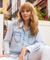 Daisy Embroidered Denim Shirt - JOE BROWNS (Copy)