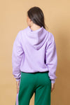 Dayna Embossed Hoodie - Lilac - CHARLO Top NZ LUMA