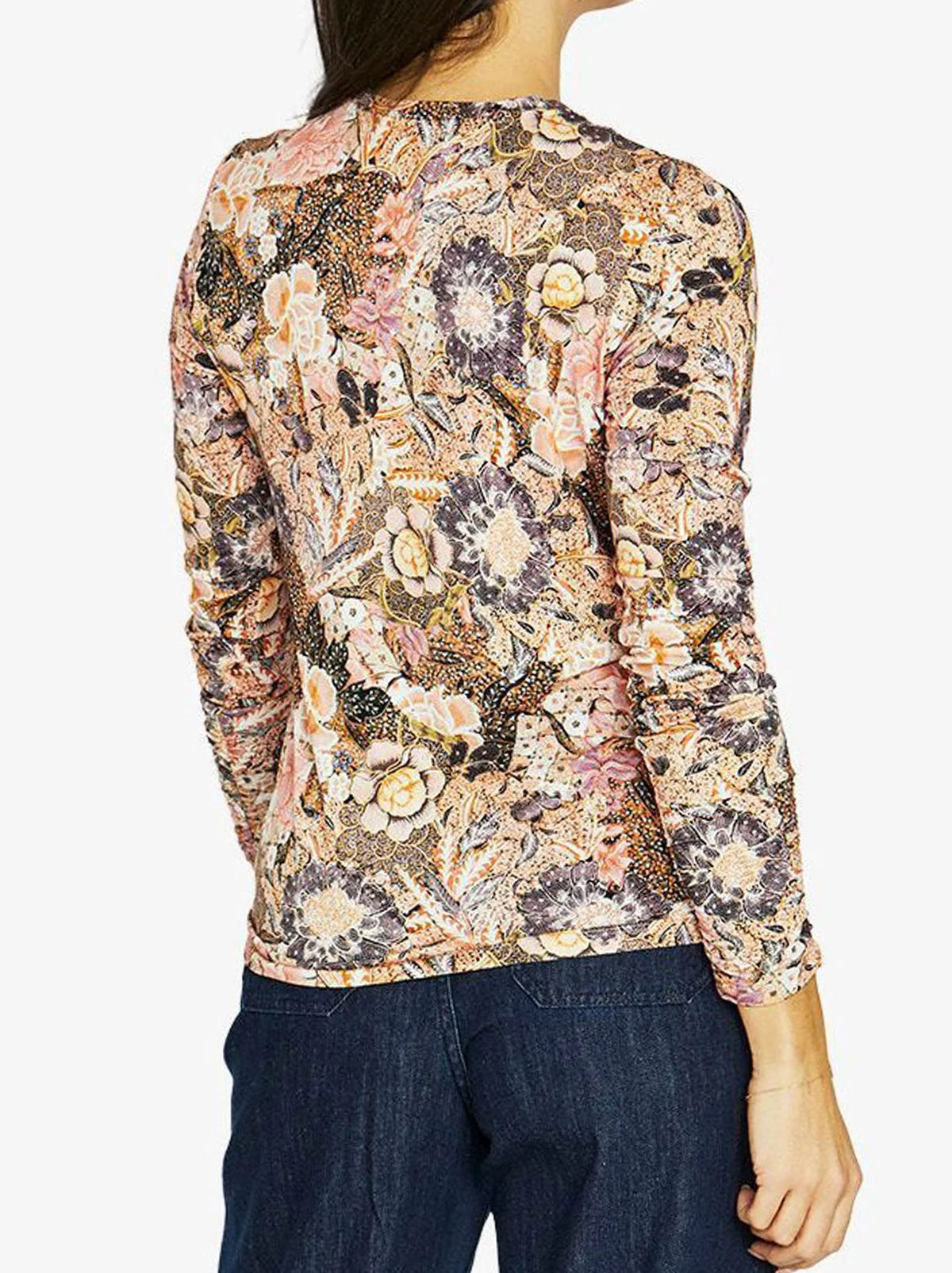 Delicate Paisley Long Sleeve Tee - JUMP Top NZ LUMA