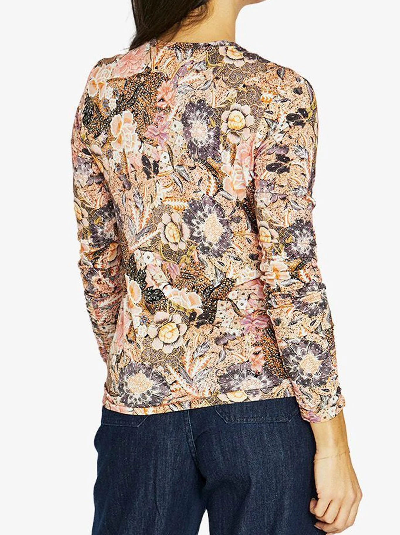 Delicate Paisley Long Sleeve Tee - JUMP Top NZ LUMA