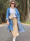 Della Denim Duster - HELLO FRIDAY COAT NZ LUMA