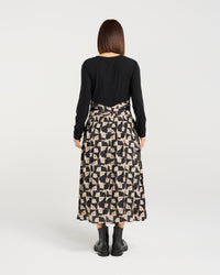 Della Dress - Golden Grid - SEDUCE Dress NZ LUMA