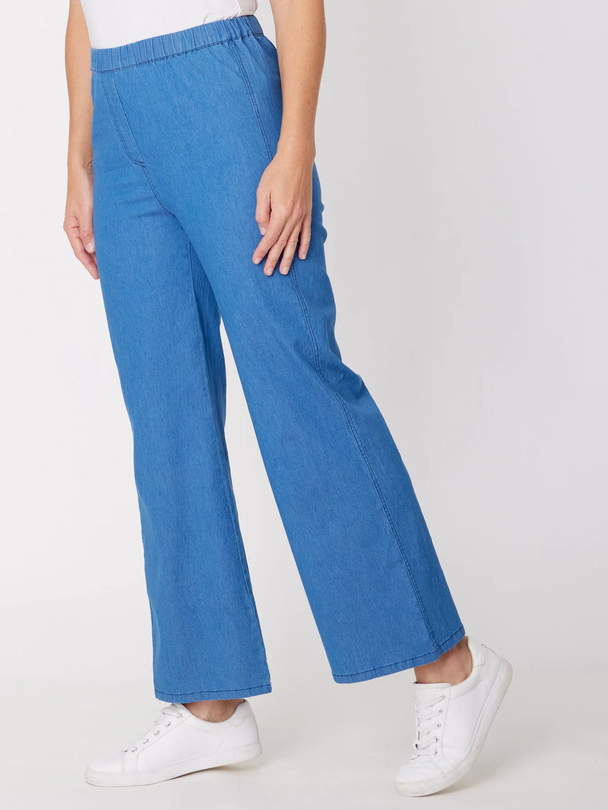 Denim Casual Pant - CORDELIA STREET Pant NZ LUMA