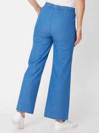 Denim Casual Pant - CORDELIA STREET Pant NZ LUMA