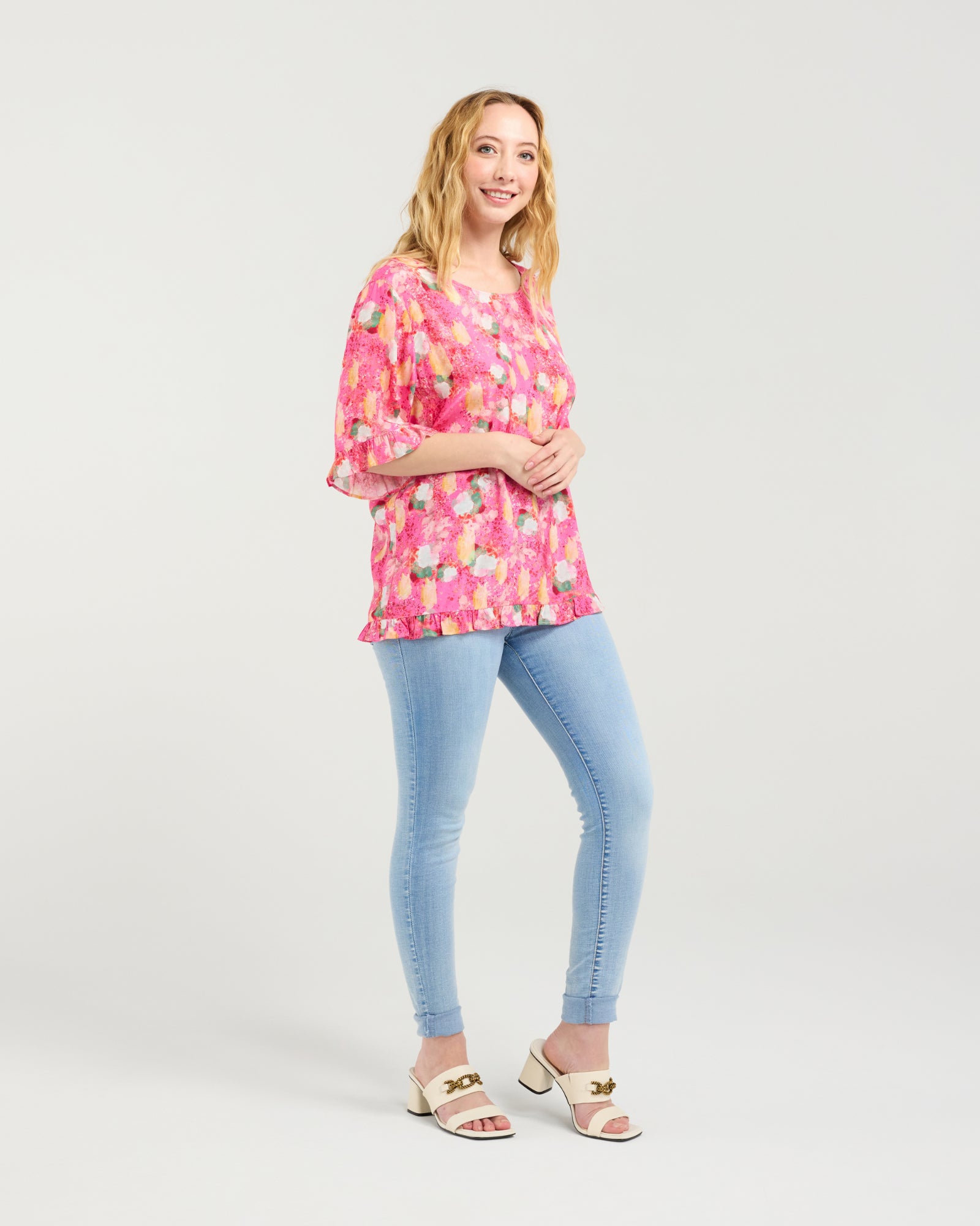 Dorothy Top - Petal Confetti - SEDUCE Top NZ LUMA