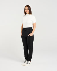 Drop Pocket Pant - Black - SEDUCE Pant NZ LUMA