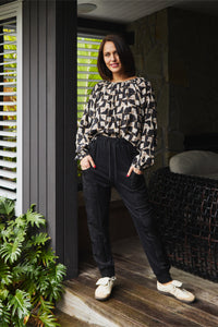 Drop Pocket Pant - Black - SEDUCE Pant NZ LUMA