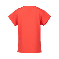 Drop Sleeve Top Stepped Hem - Aperol - VASSALLI Top NZ LUMA