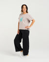 Elena T-Shirt - Grey - Zafina Top NZ LUMA