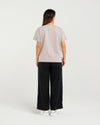 Elena T-Shirt - Grey - Zafina Top NZ LUMA