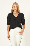 Elena Top - Black - LEMON TREE Top 18 10 12 8 16 20 14 NZ LUMA