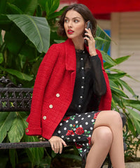 Elle Statement Tweed Jacket - JOES BROWNS Jacket NZ LUMA