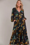 Elsie Maxi Dress - Botanical Black - EB&IVE Dress NZ LUMA